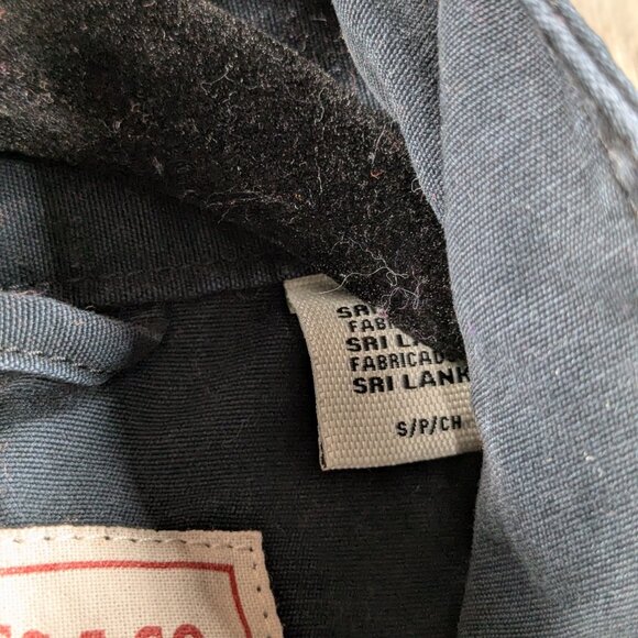 Levis Jacket Womens Small Navy Blue Long Sleeve Snap Button Pockets Nautical - Picture 5 of 11